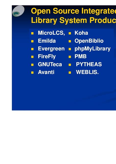 What Is Not Open Source Software For Library Management Mcq