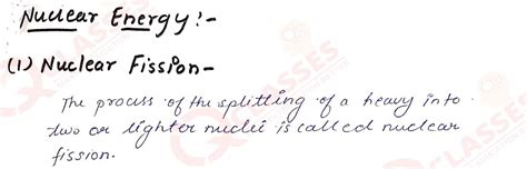 what is nuclear fission explain with example class 12