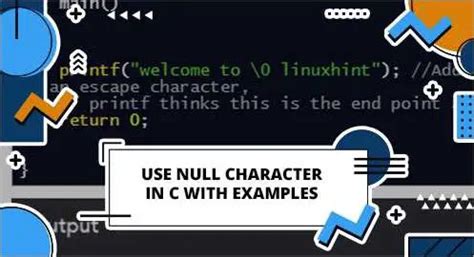 what is null character in c programming