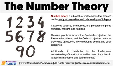 what is number theory