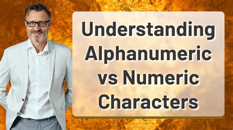what is numeric and alphanumeric