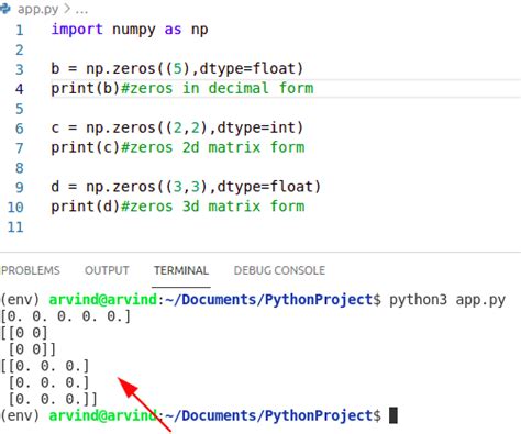 what is numpy zeros in python