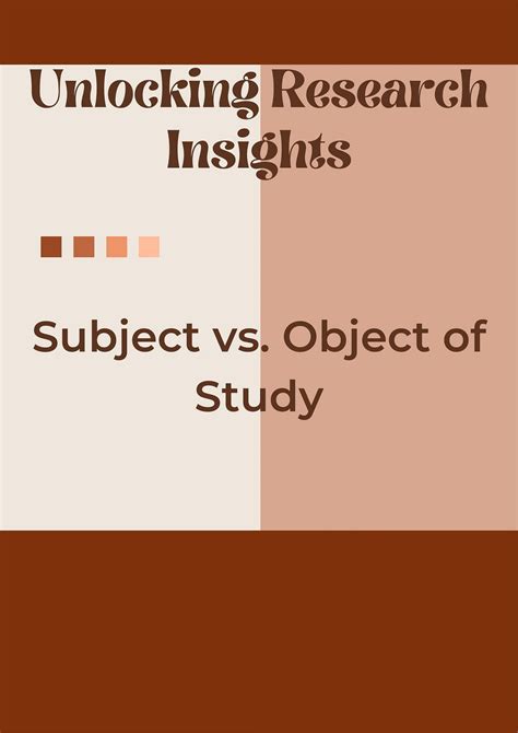 what is object of the study