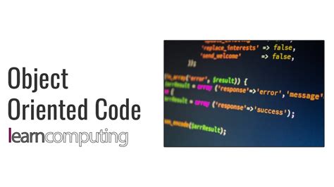 what is object oriented code