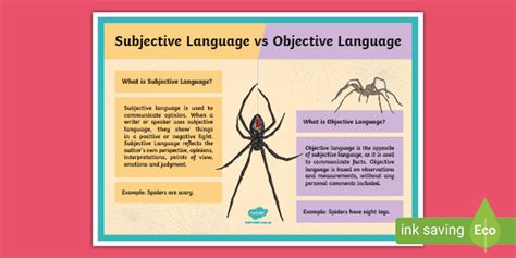 what is objective language in childcare