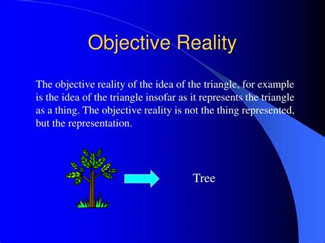 what is objective reality
