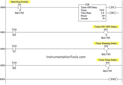 what is off delay timer in plc