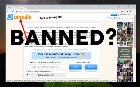what is omegle static ban