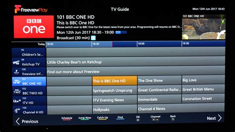 what is on tv today freeview