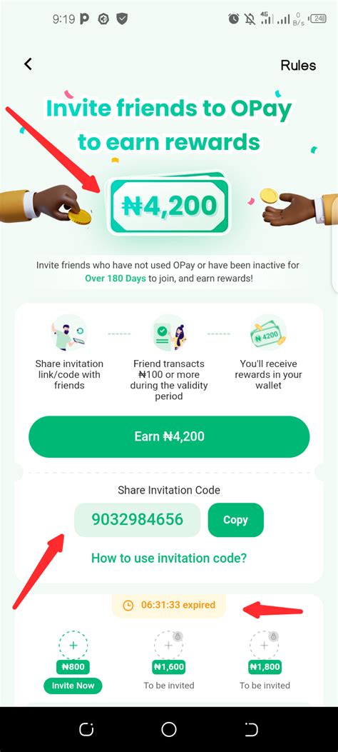 what is opay referral code