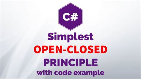 what is open closed principle in c#