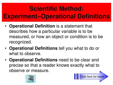 what is operational definition in scientific method