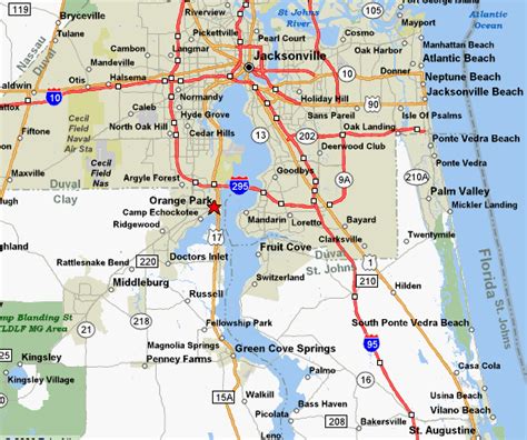 what is orange park area code