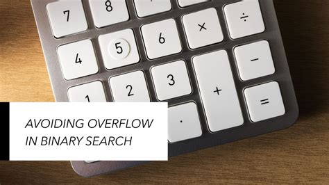 what is overflow in binary search