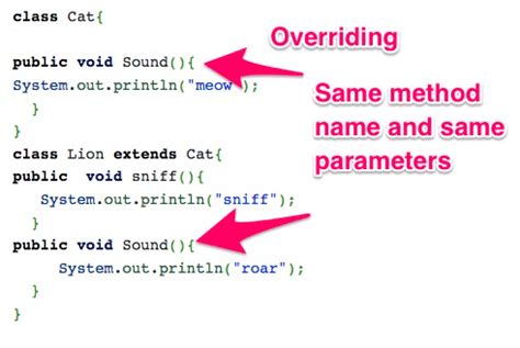 what is overriding in java with example
