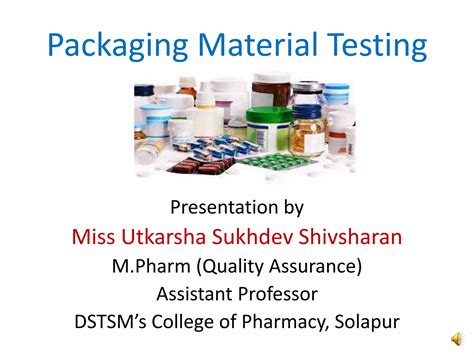 What Is Packaging Material Testing