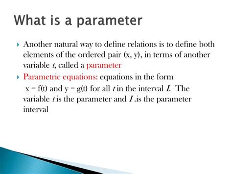 what is parameter in simple words