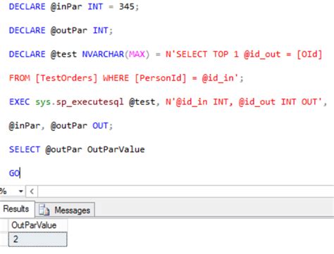what is parameter in sql server