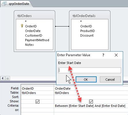 what is parameter query in database