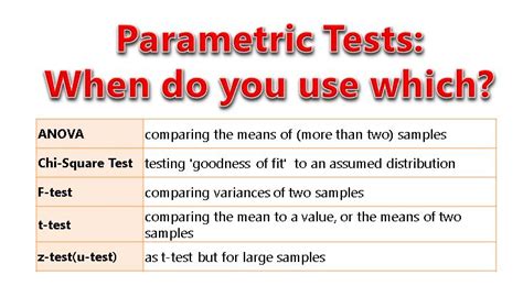 what is parametric analysis