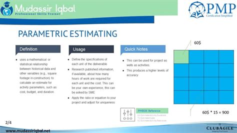 what is parametric modeling in project management