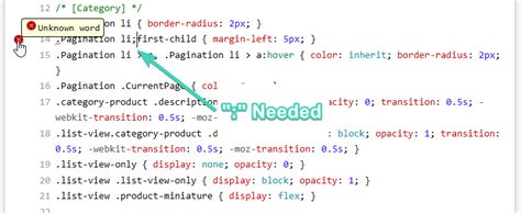 what is parse error in css