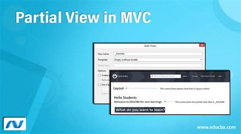 what is partial view in mvc with example