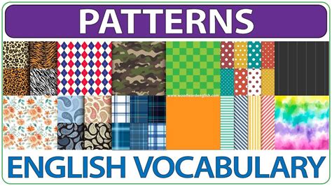 what is pattern in english
