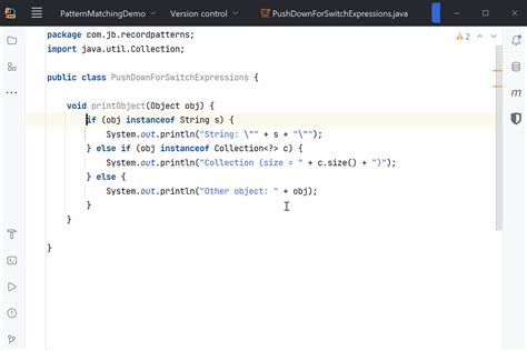 what is pattern matching in java
