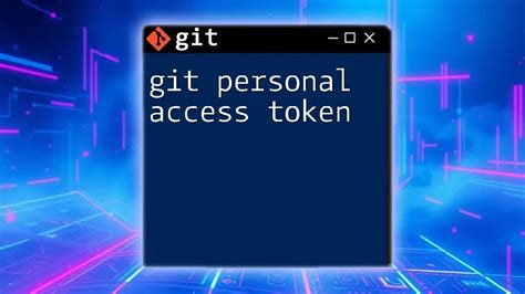 what is personal access token in git