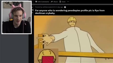 what is pewdiepie's profile picture