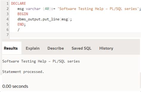 what is pl sql syntax