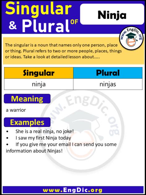 What Is Plural For Ninja
