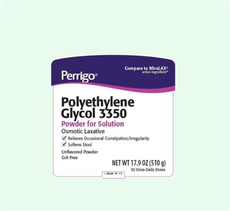 what is polyethylene glycol used for treating