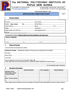 what is polytechnic form