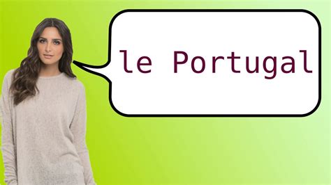 what is portugal in french