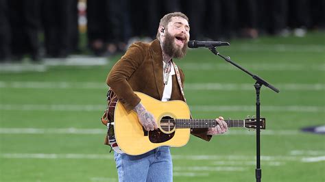 what is post malone singing at the super bowl