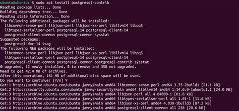 what is postgresql contrib package