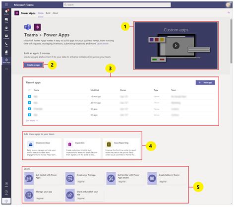 what is power apps in microsoft teams