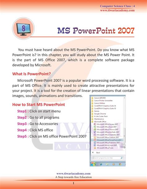 what is power point in computer science
