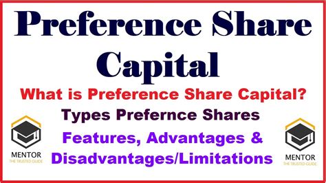 what is preference capital in simple words