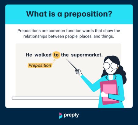 what is preposition explain with the help of an example