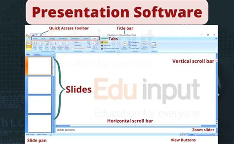what is presentation software class 4