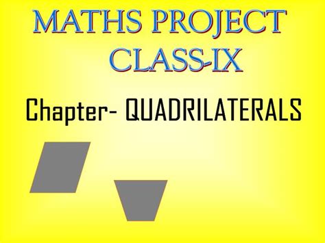 what is presentation template class 9