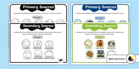 what is primary source and secondary sources of light