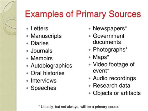 what is primary source in history