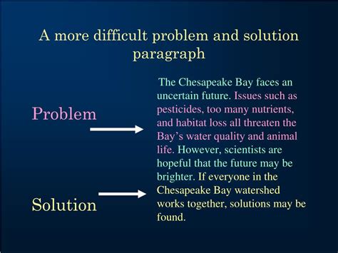 what is problem and solution paragraph