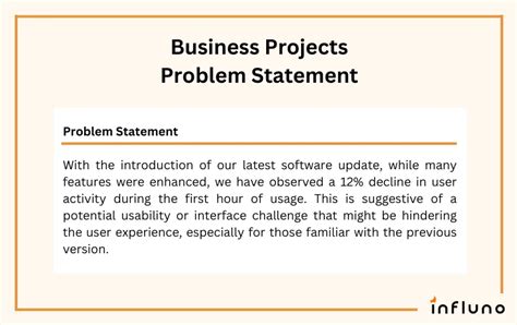 what is problem statement with example