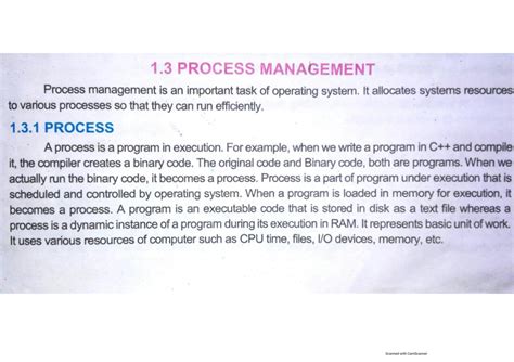 what is process management in computer science