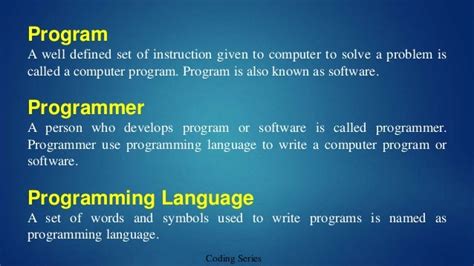 what is program easy definition